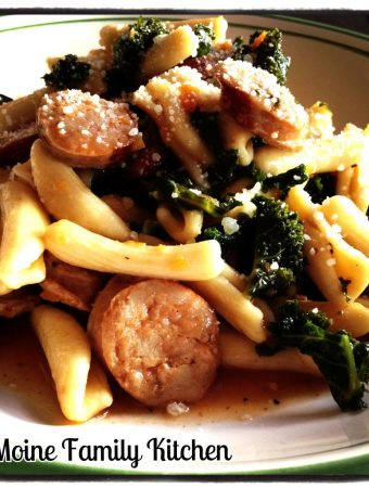 Cavatelli with Chicken Sausage and Kale